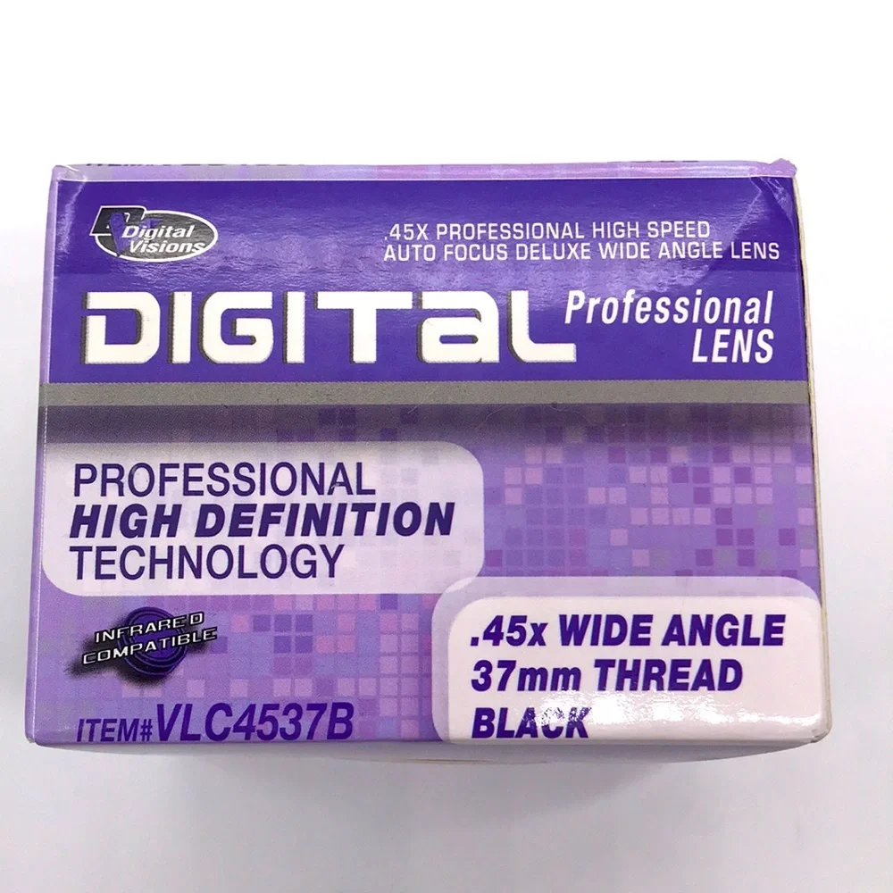 Digital Visions 37mm .45x Wide Angle Japan Optics with/Pouch